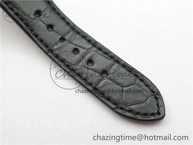 Nautilus 5711 SS 3KF 1:1 Best Edition Gray Textured Dial on Black Leather Strap A324 Super Clone V2