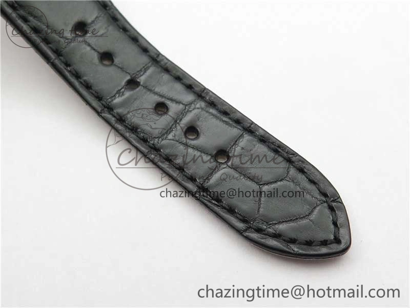 Nautilus 5711 SS 3KF 1:1 Best Edition Gray Textured Dial on Black Leather Strap A324 Super Clone V2