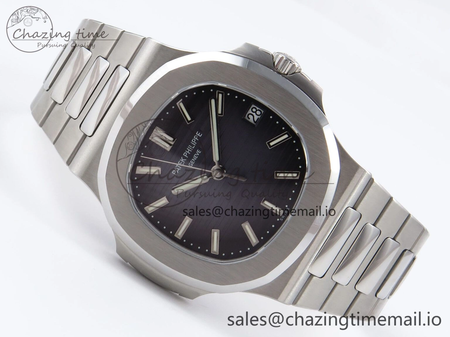 Nautilus 5711 SS PPF 1:1 Best Edition Blue Dial on SS Bracelet A324 V3s