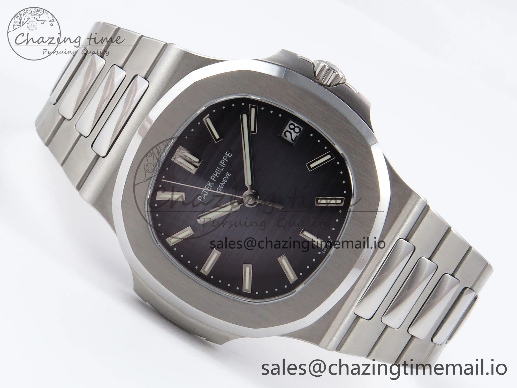 Nautilus 5711 SS PPF 1:1 Best Edition Blue Dial on SS Bracelet A324 V3s
