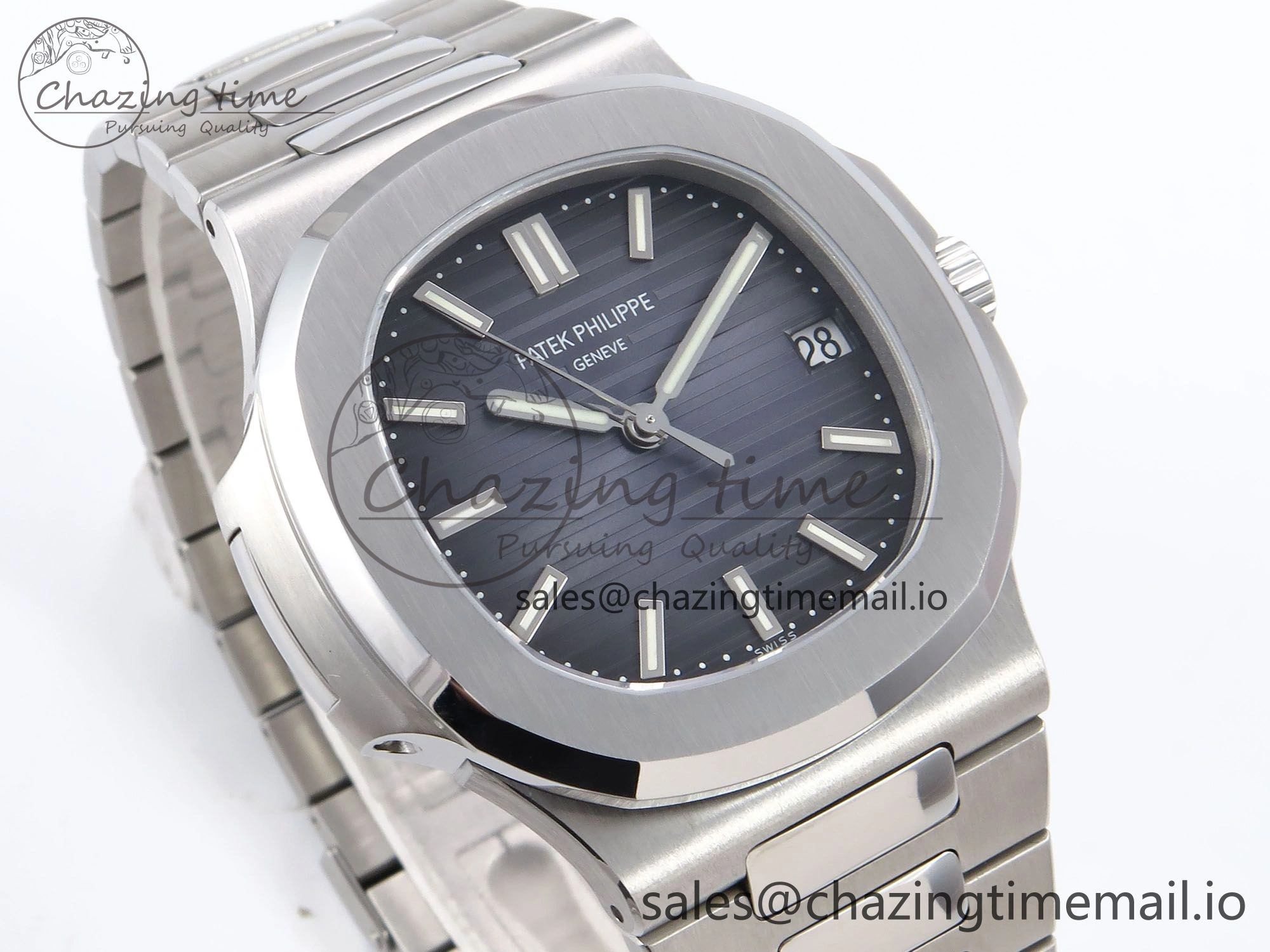 Nautilus 5711 SS PPF 1:1 Best Edition Blue Dial on SS Bracelet A324 V3s