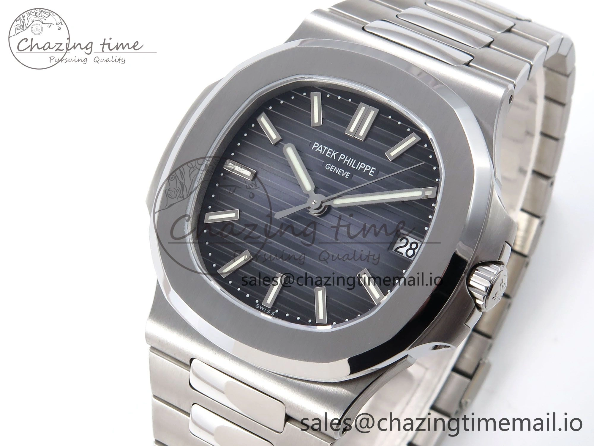 Nautilus 5711 SS PPF 1:1 Best Edition Blue Dial on SS Bracelet A324 V3s