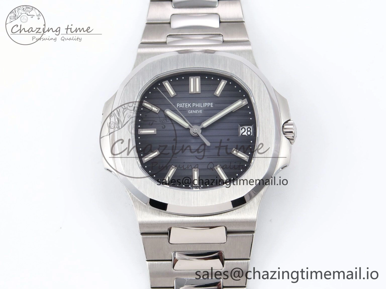 Nautilus 5711 SS PPF 1:1 Best Edition Blue Dial on SS Bracelet A324 V3s