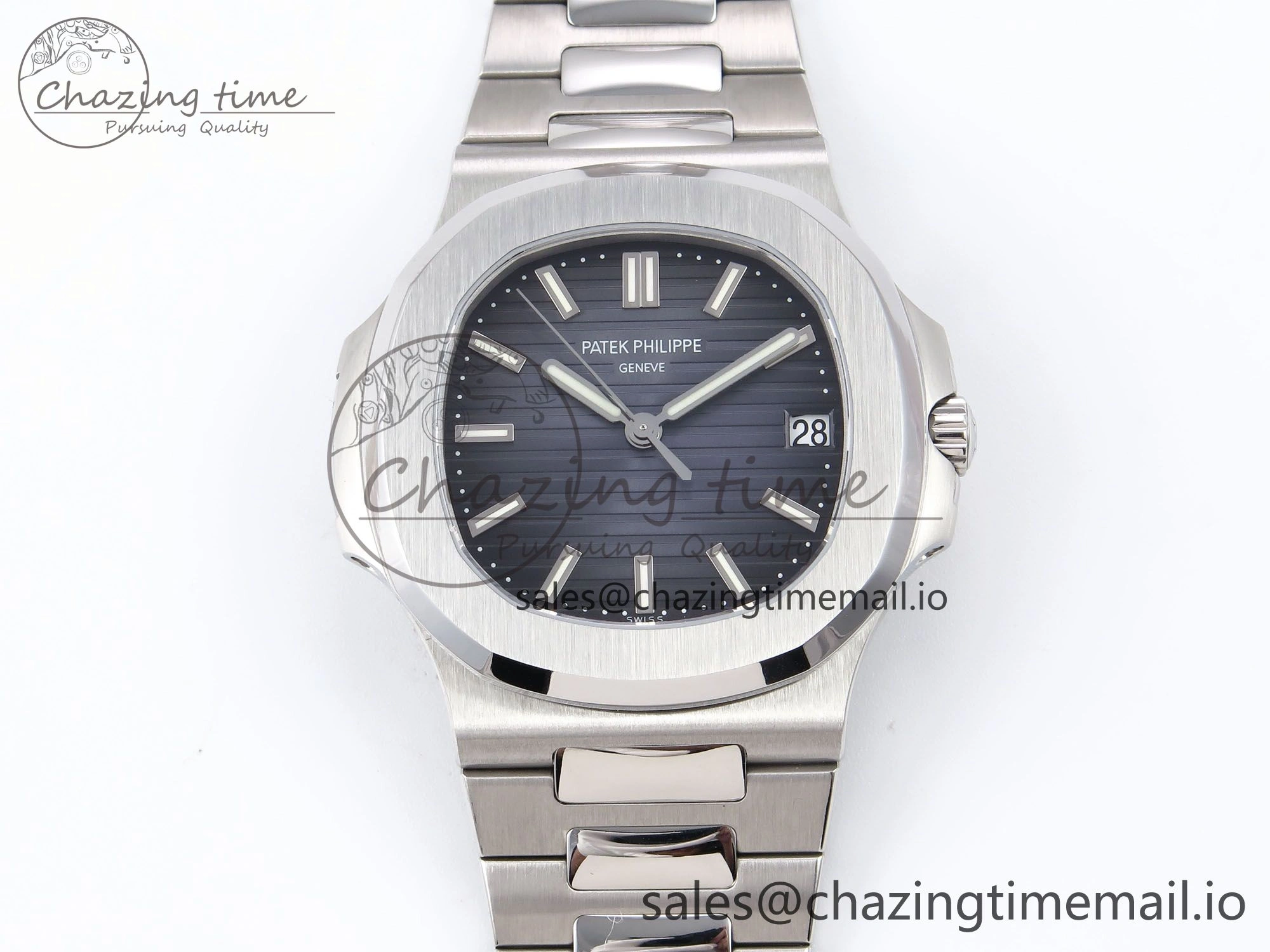 Nautilus 5711 SS PPF 1:1 Best Edition Blue Dial on SS Bracelet A324 V3s