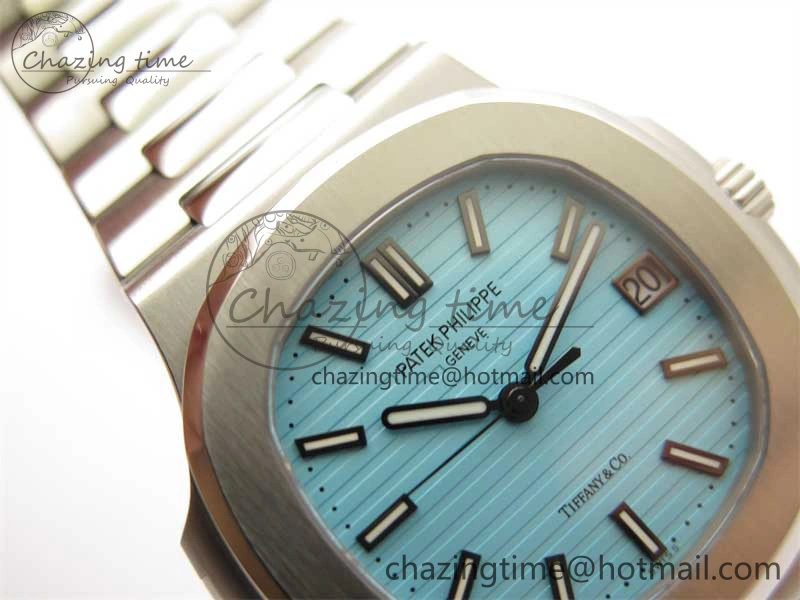 Nautilus 5711 Tiffany PPF 1:1 Best Edition Tiffany Blue Dial on SS Bracelet 324CS V4