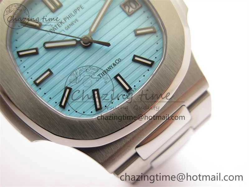 Nautilus 5711 Tiffany PPF 1:1 Best Edition Tiffany Blue Dial on SS Bracelet 324CS V4
