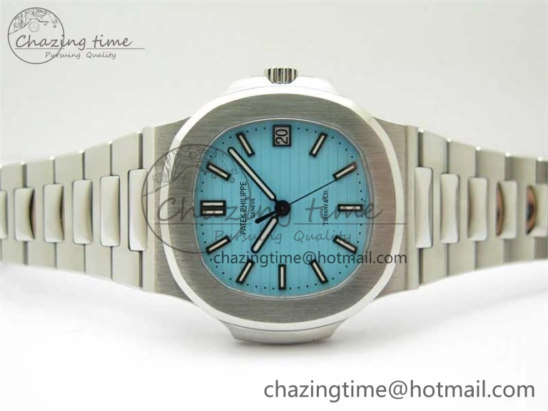 Nautilus 5711 Tiffany PPF 1:1 Best Edition Tiffany Blue Dial on SS Bracelet 324CS V4