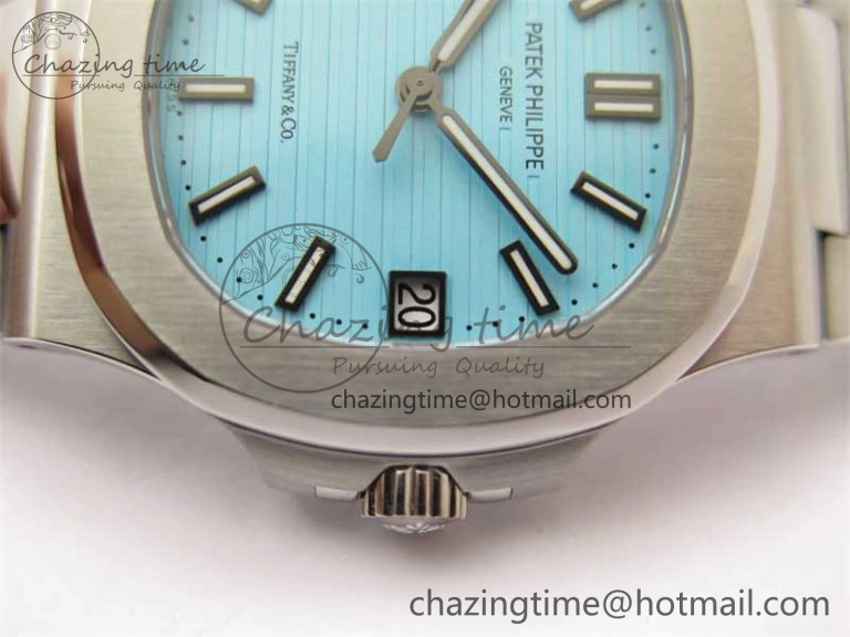 Nautilus 5711 Tiffany PPF 1:1 Best Edition Tiffany Blue Dial on SS Bracelet 324CS V4