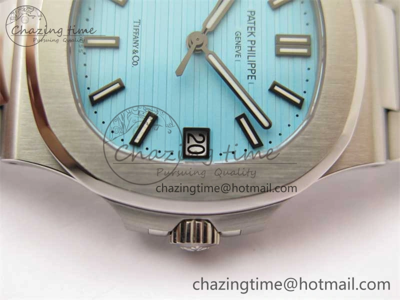 Nautilus 5711 Tiffany PPF 1:1 Best Edition Tiffany Blue Dial on SS Bracelet 324CS V4