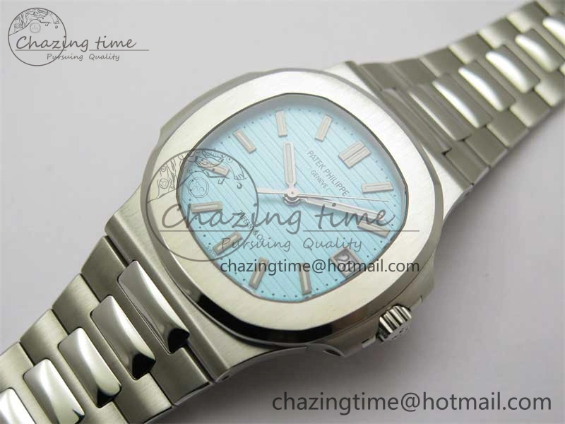 Nautilus 5711 Tiffany PPF 1:1 Best Edition Tiffany Blue Dial on SS Bracelet 324CS V4