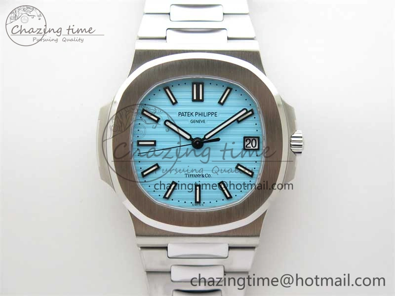 Nautilus 5711 Tiffany PPF 1:1 Best Edition Tiffany Blue Dial on SS Bracelet 324CS V4