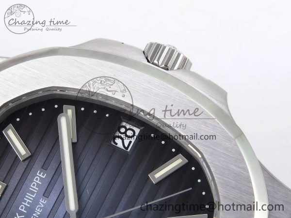 Nautilus 5711 1A-010 PPF 1:1 Best Edition Blue Textured Dial on SS Bracelet Super Clone 26-330 V5