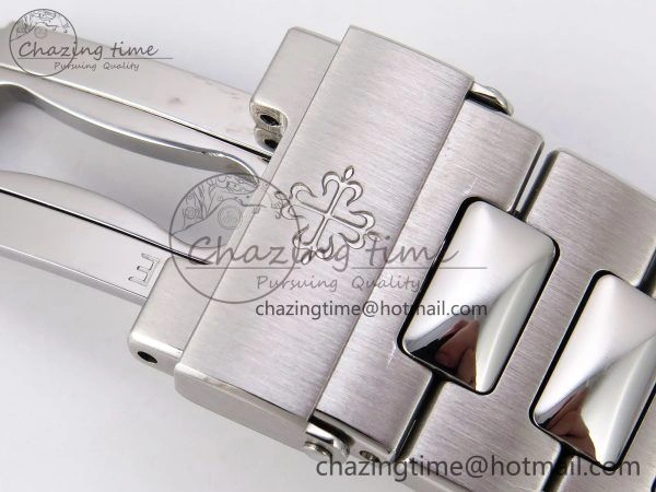 Nautilus 5711 1A-011 PPF 1:1 Best Edition White Textured Dial on SS Bracelet Super Clone 26-330 V5