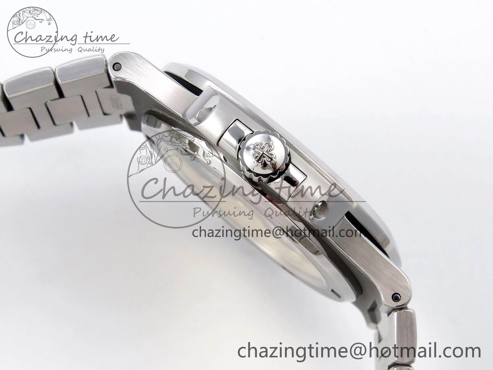 Nautilus 5711 1A-014 PPF 1:1 Best Edition Green Textured Dial on SS Bracelet Super Clone 26-330 V5