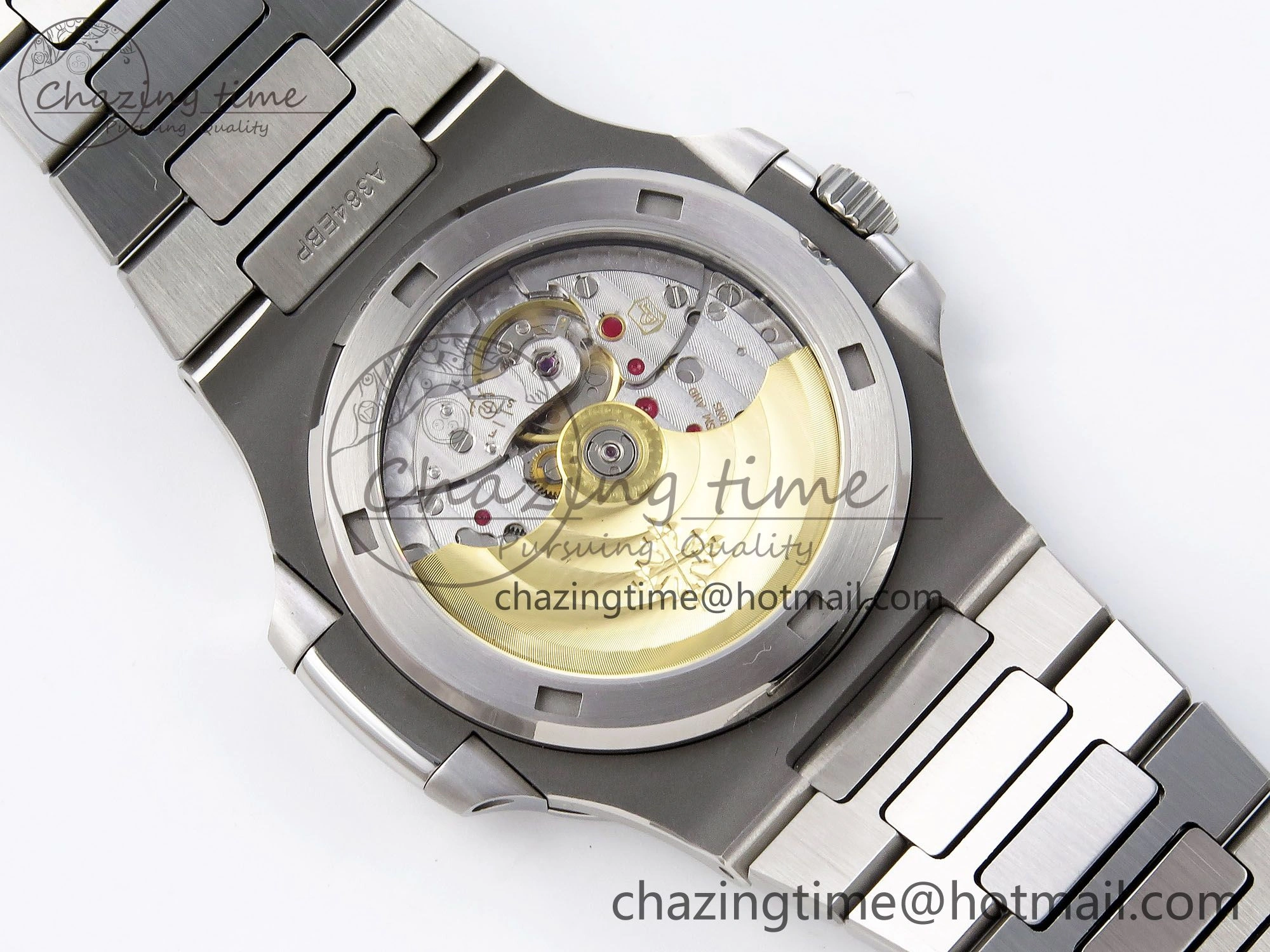 Nautilus 5711 1A-014 PPF 1:1 Best Edition Green Textured Dial on SS Bracelet Super Clone 26-330 V5
