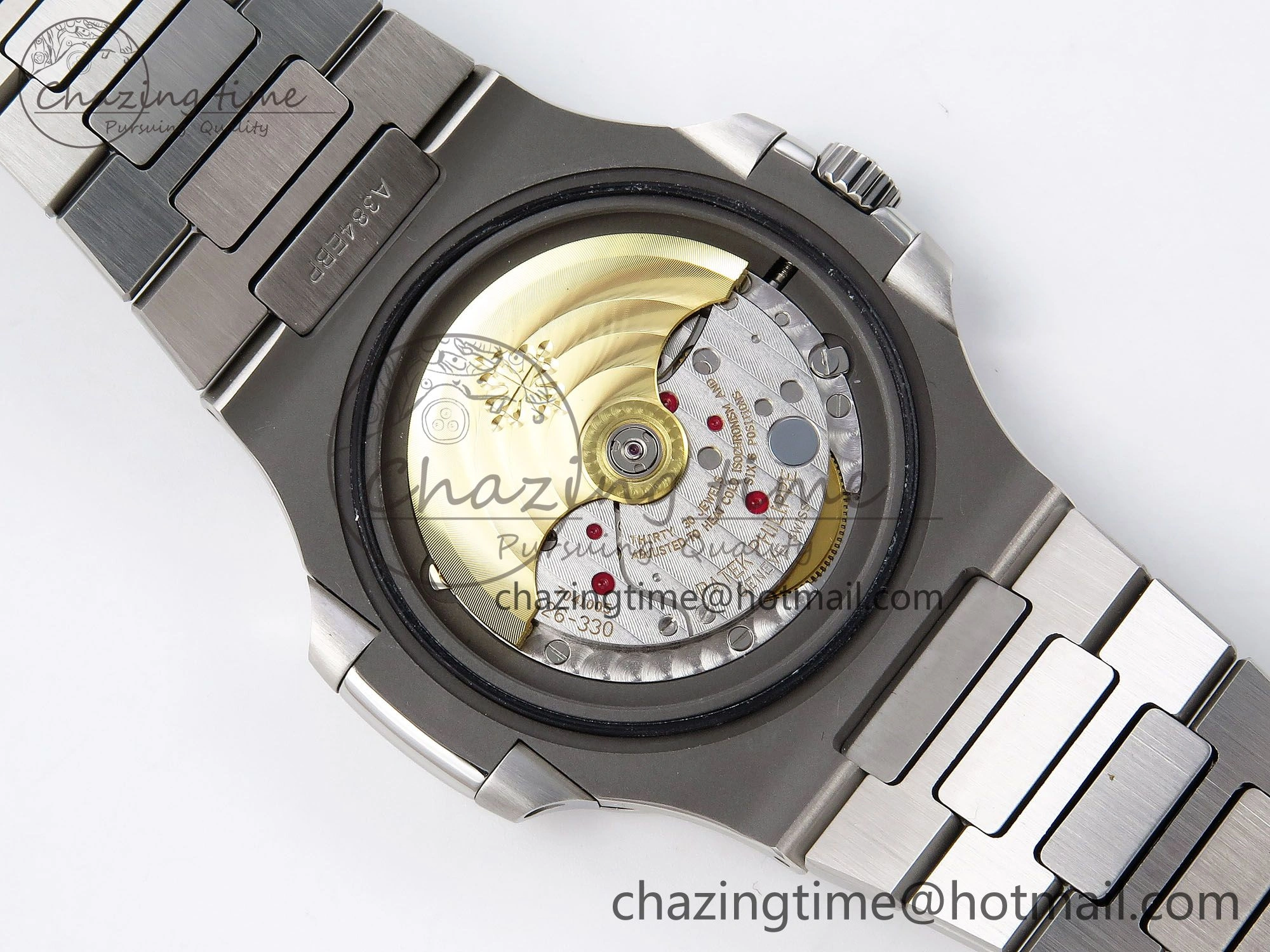 Nautilus 5711 1A-014 PPF 1:1 Best Edition Green Textured Dial on SS Bracelet Super Clone 26-330 V5