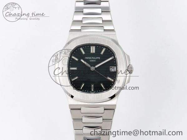Nautilus 5711 1A-014 PPF 1:1 Best Edition Green Textured Dial on SS Bracelet Super Clone 26-330 V5