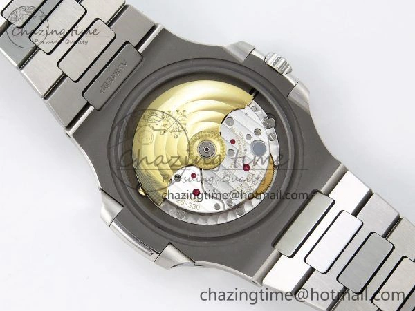 Nautilus 5711 1A-018 PPF 1:1 Best Edition Tiffany Blue Textured Dial on SS Bracelet Super Clone 26-330 V5