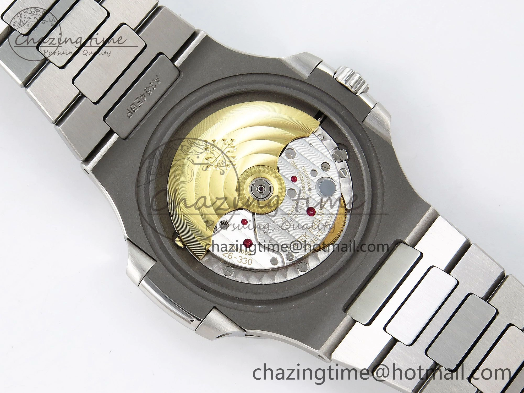 Nautilus 5711 1A-018 PPF 1:1 Best Edition Tiffany Blue Textured Dial on SS Bracelet Super Clone 26-330 V5