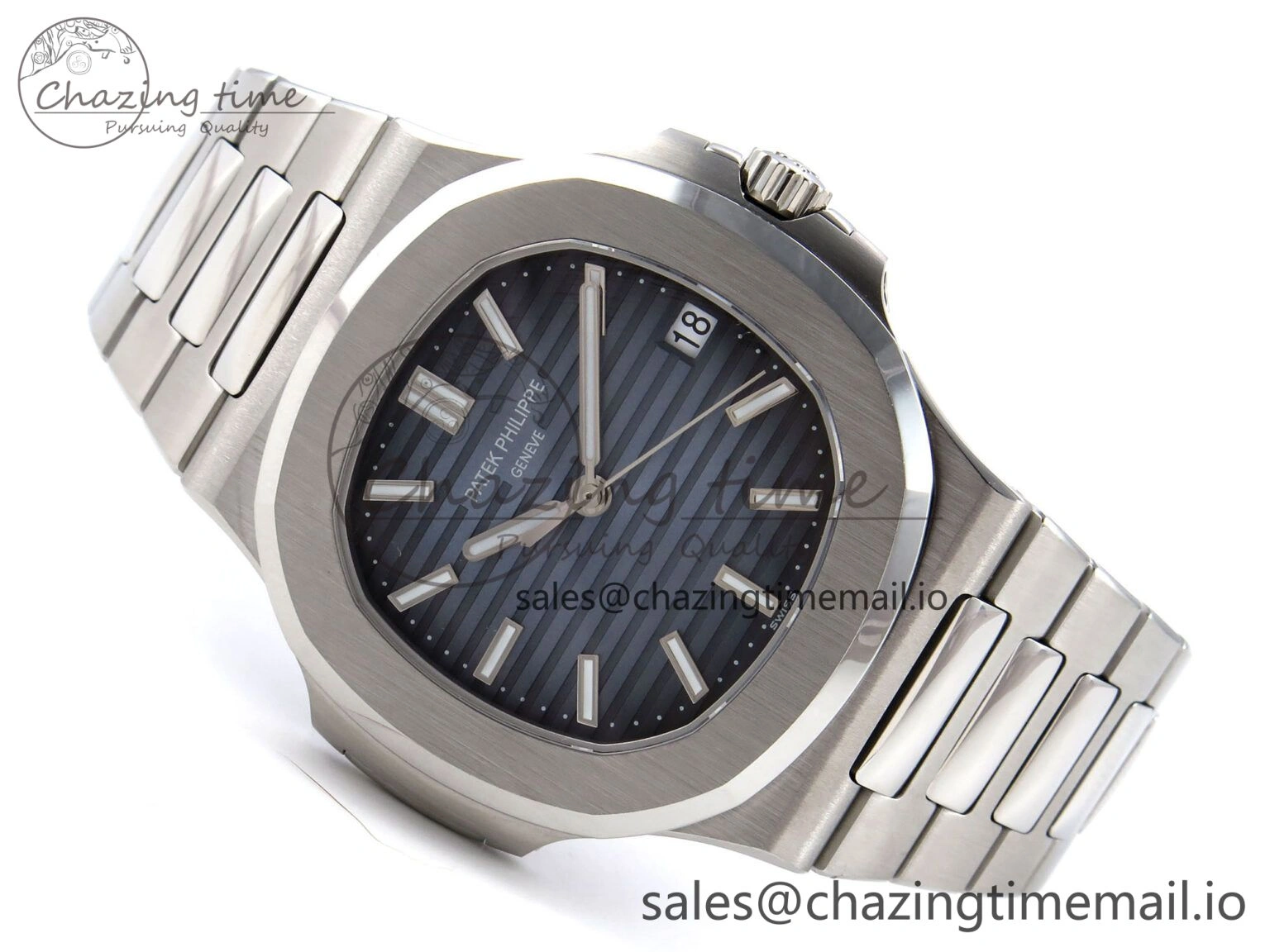Nautilus 5711 1A 3KF 1:1 Best Edition Blue Dial on SS Bracelet A324 Super Clone V2