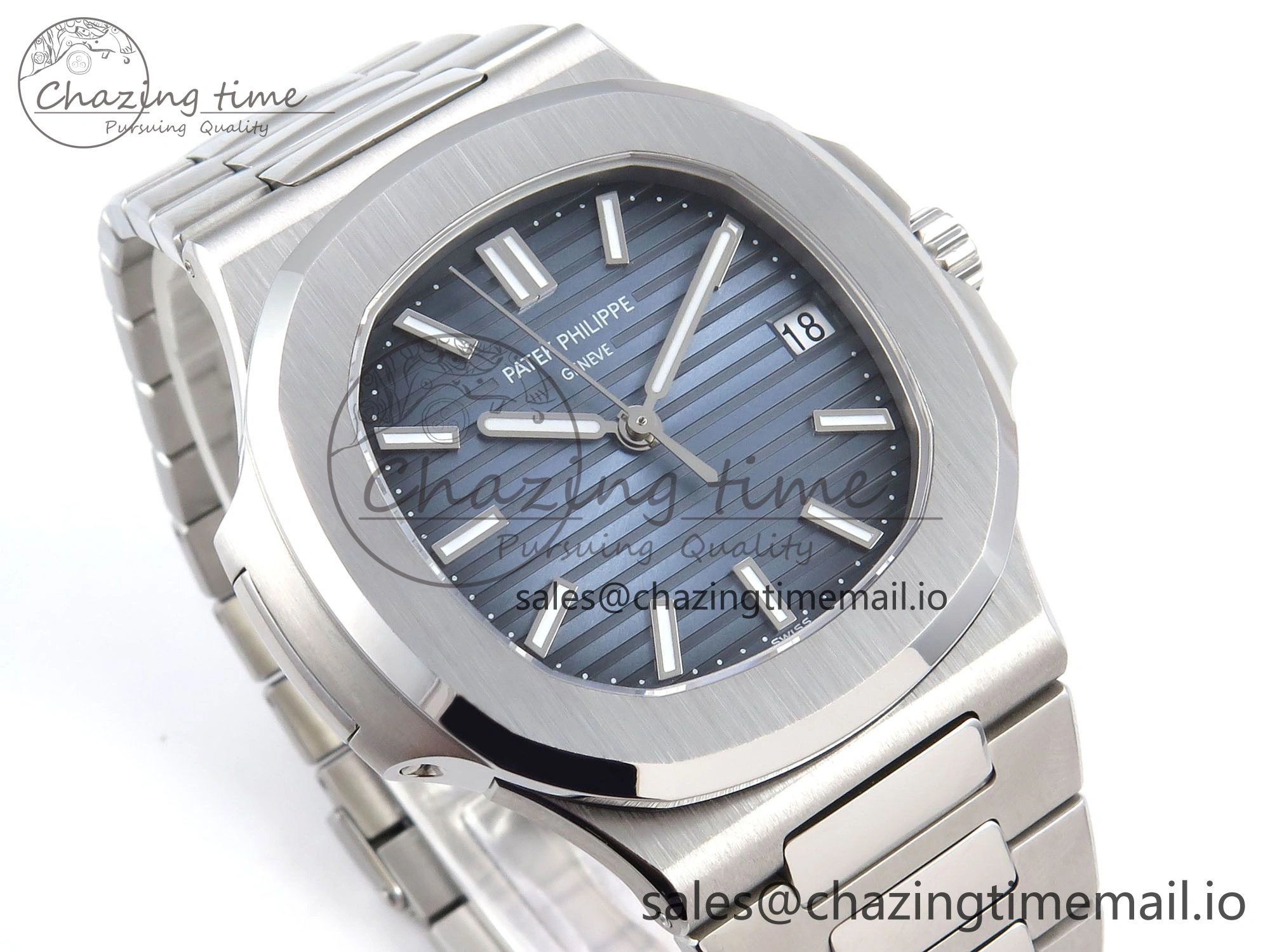 Nautilus 5711 1A 3KF 1:1 Best Edition Blue Dial on SS Bracelet A324 Super Clone V2