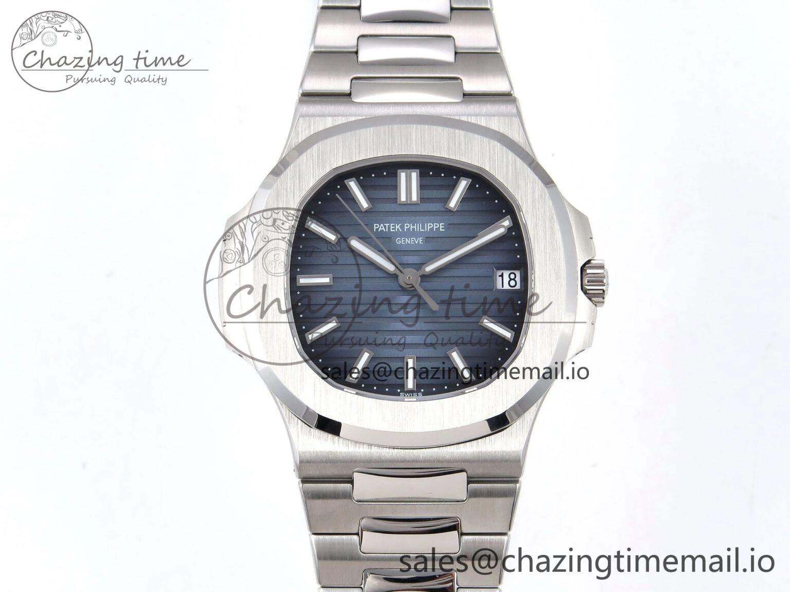 Nautilus 5711 1A 3KF 1:1 Best Edition Blue Dial on SS Bracelet A324 Super Clone V2
