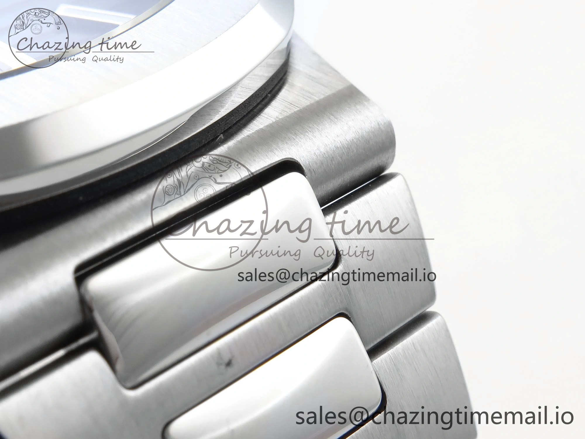 Nautilus 5711 1A 3KF 1:1 Best Edition Blue Textured Dial on SS Bracelet A324 Super Clone V2