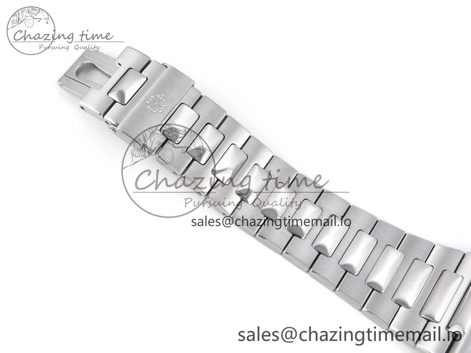 Nautilus 5711 1A 3KF 1:1 Best Edition Blue Textured Dial on SS Bracelet A324 Super Clone V2
