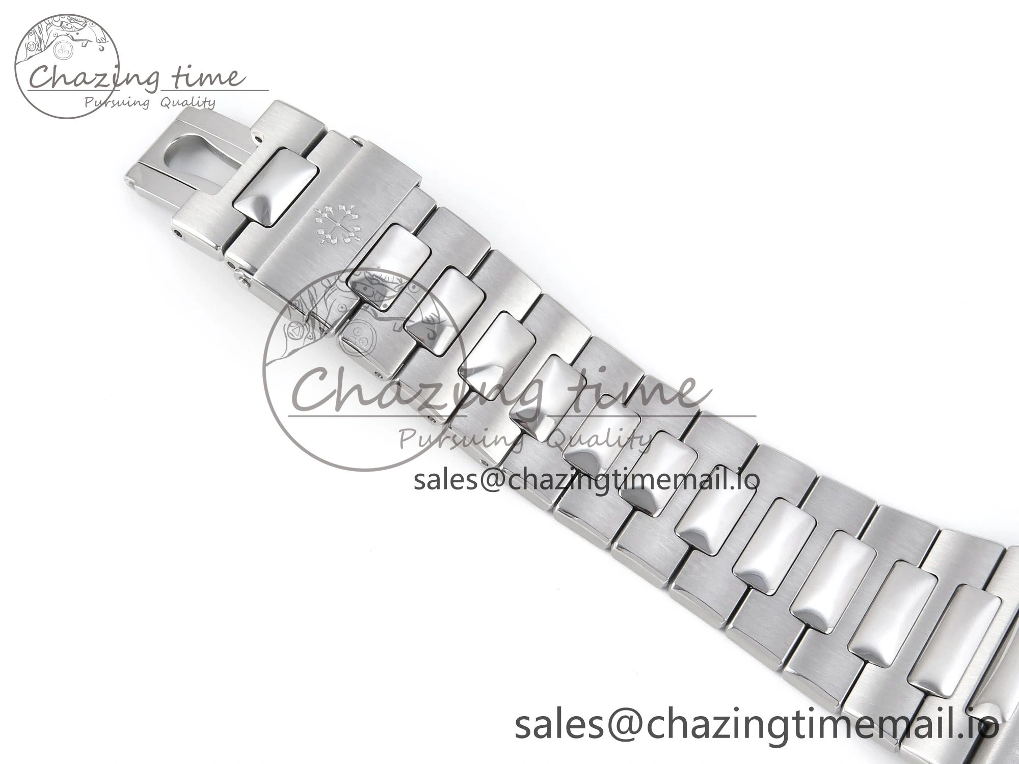Nautilus 5711 1A 3KF 1:1 Best Edition Blue Textured Dial on SS Bracelet A324 Super Clone V2