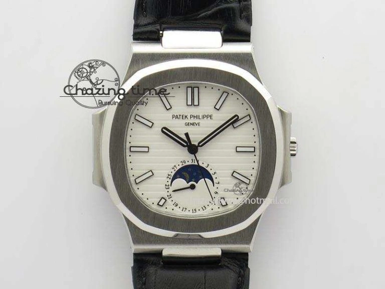 Nautilus 5711 1A 3KF 1:1 Best Edition Blue Textured Dial on SS Bracelet A324 Super Clone V2