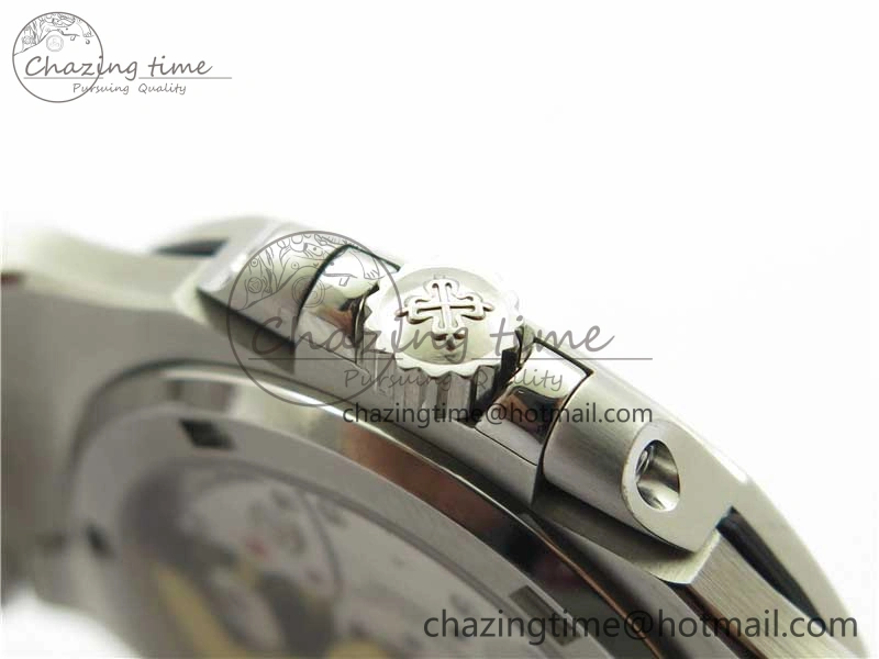 Nautilus 5711 1A 3KF 1:1 Best Edition Blue Textured Dial on SS Bracelet A324 Super Clone V2