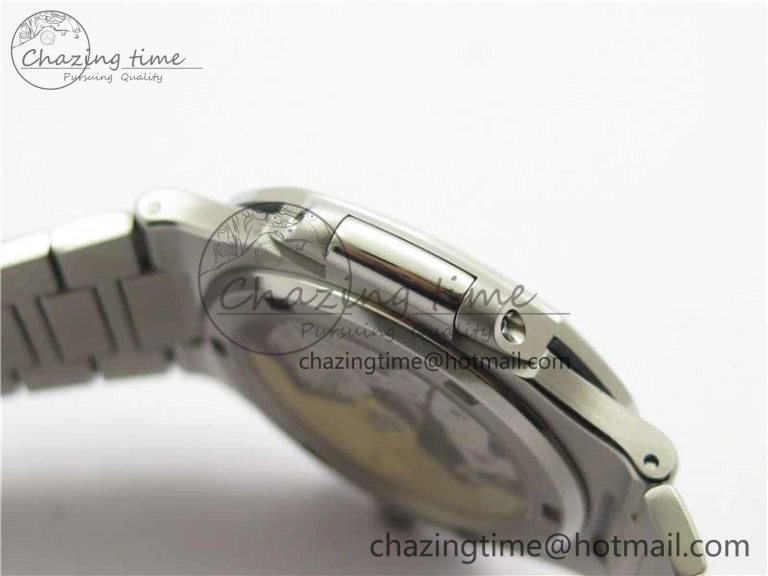Nautilus 5711 1A 3KF 1:1 Best Edition Blue Textured Dial on SS Bracelet A324 Super Clone V2