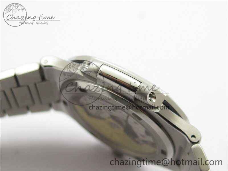Nautilus 5711 1A 3KF 1:1 Best Edition Blue Textured Dial on SS Bracelet A324 Super Clone V2