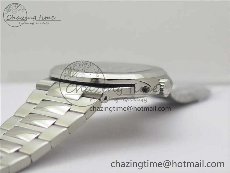 Nautilus 5711 1A 3KF 1:1 Best Edition Green Textured Dial on SS Bracelet A324 Super Clone V2