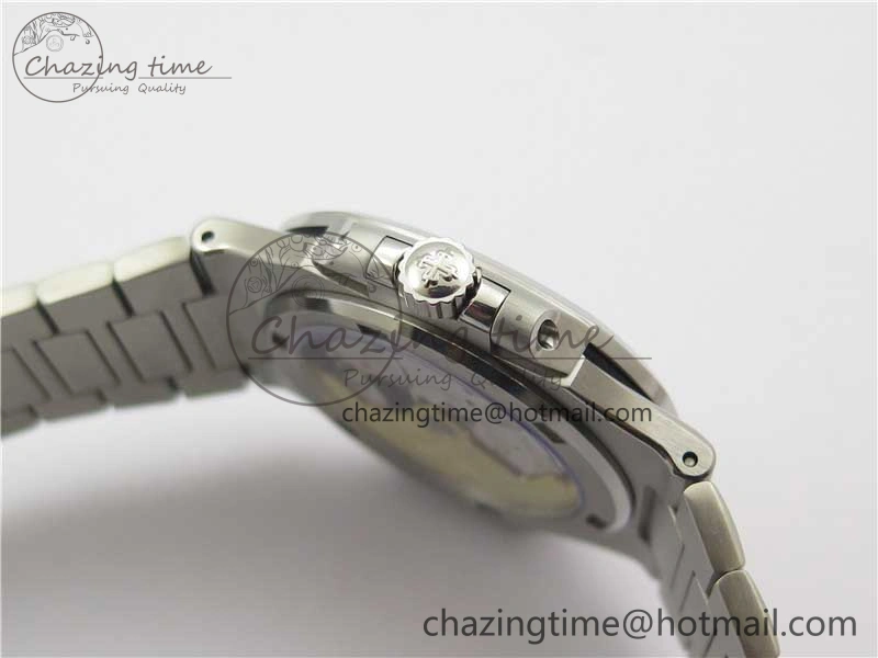 Nautilus 5711 1A 3KF 1:1 Best Edition Green Textured Dial on SS Bracelet A324 Super Clone V2