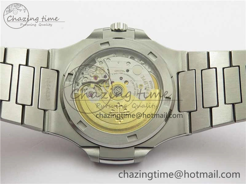 Nautilus 5711 1A 3KF 1:1 Best Edition Green Textured Dial on SS Bracelet A324 Super Clone V2