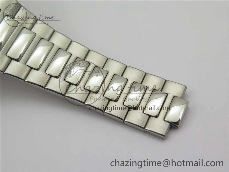 Nautilus 5711 1A 3KF 1:1 Best Edition Green Textured Dial on SS Bracelet A324 Super Clone V2