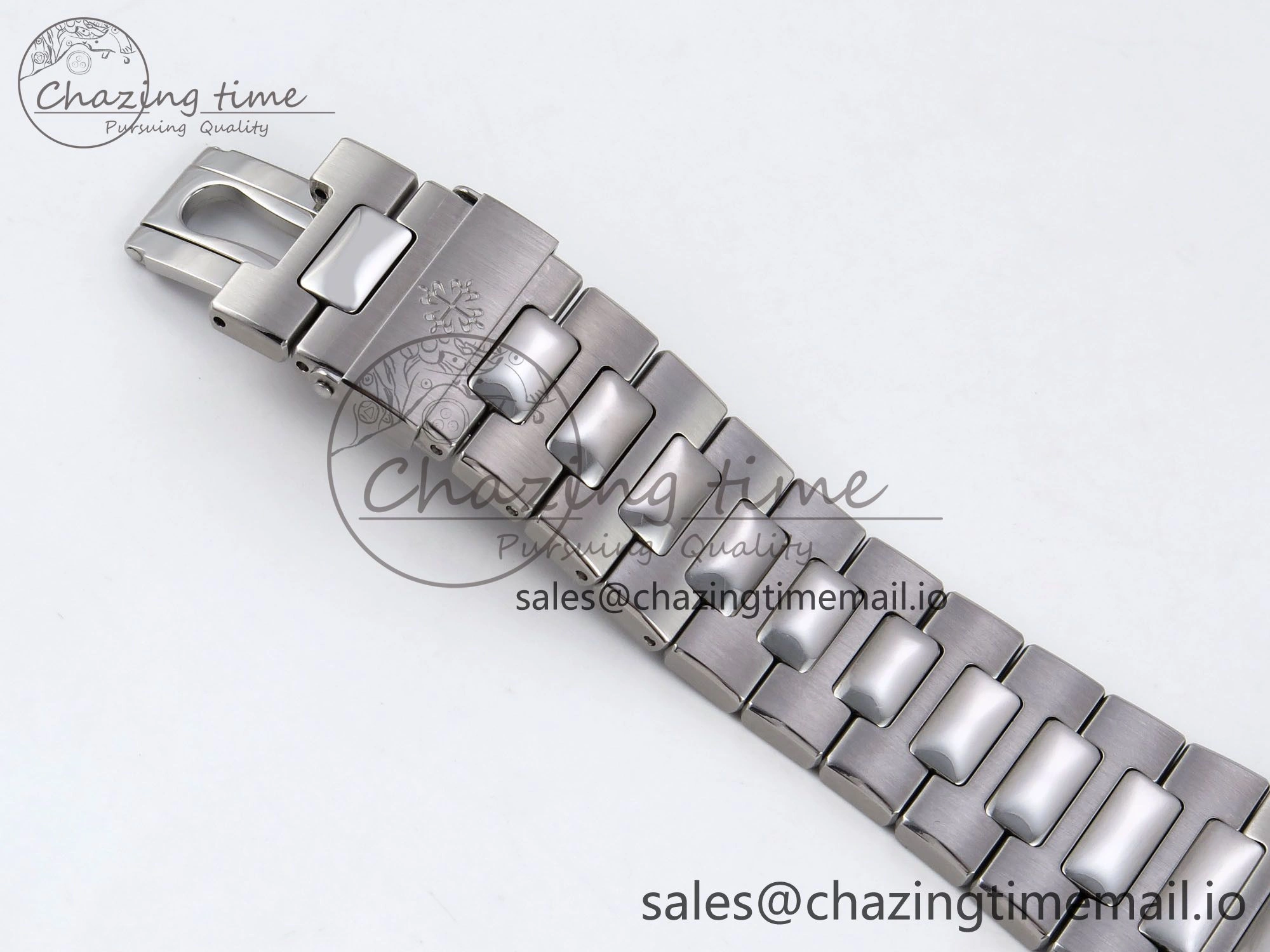 Nautilus 5711 1A 3KF 1:1 Best Edition White Textured Dial on SS Bracelet A324 Super Clone V2