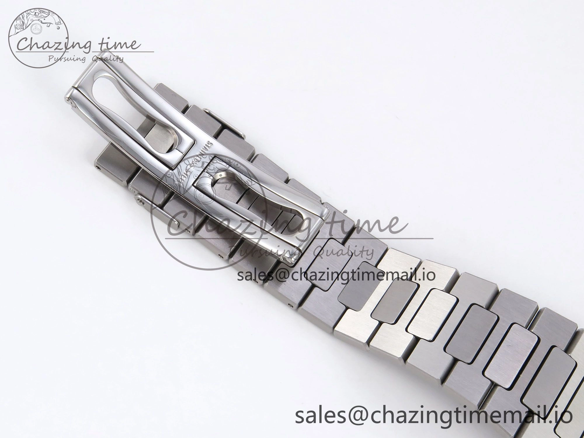 Nautilus 5711 1A 3KF 1:1 Best Edition White Textured Dial on SS Bracelet A324 Super Clone V2