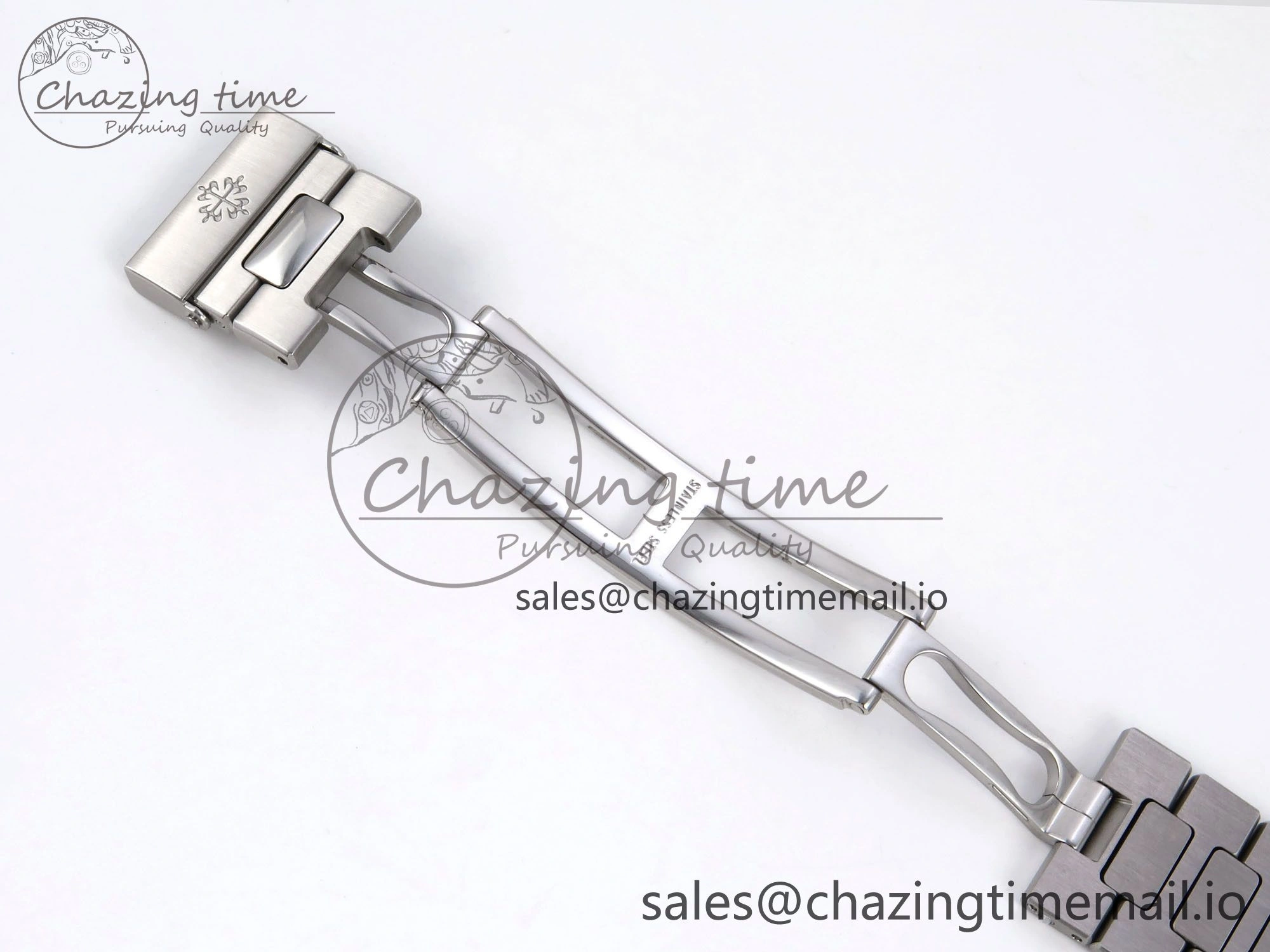 Nautilus 5711 1A 3KF 1:1 Best Edition White Textured Dial on SS Bracelet A324 Super Clone V2