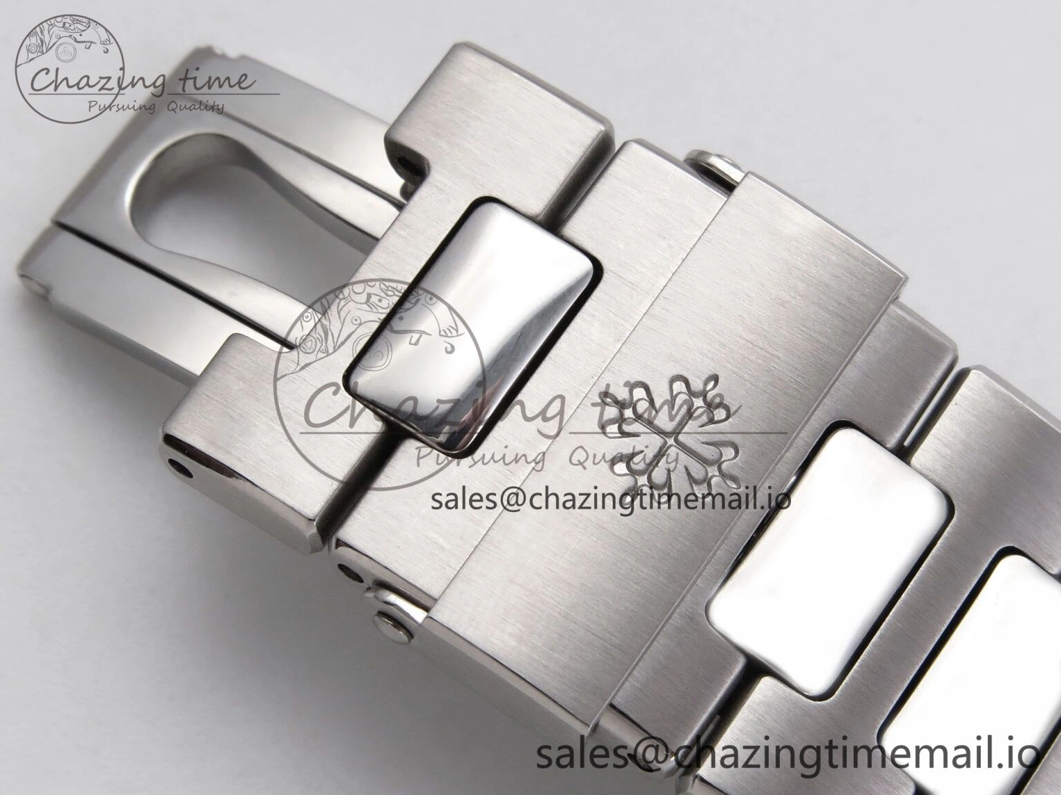 Nautilus 5711 1A 3KF 1:1 Best Edition White Textured Dial on SS Bracelet A324 Super Clone V2