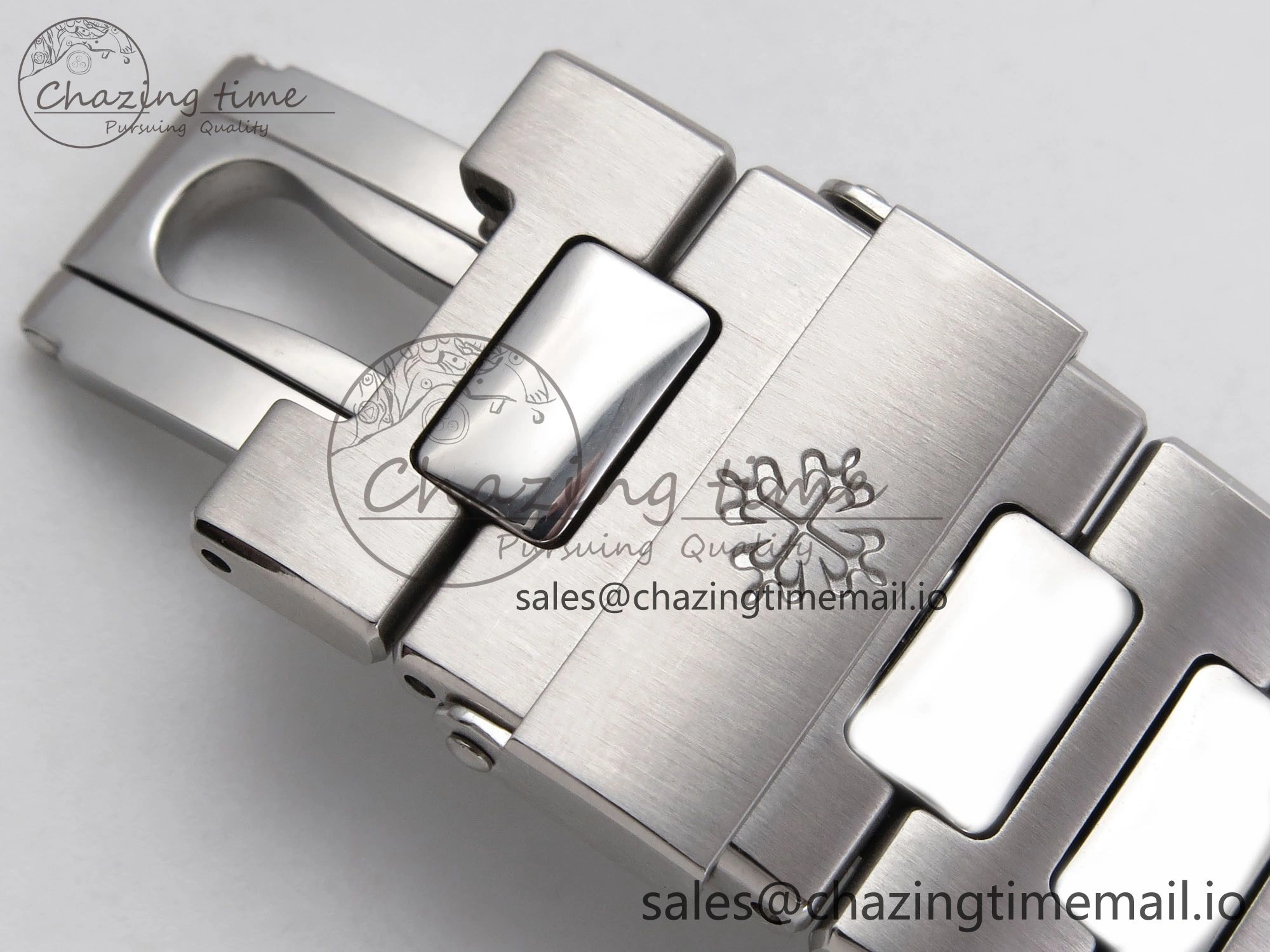 Nautilus 5711 1A 3KF 1:1 Best Edition White Textured Dial on SS Bracelet A324 Super Clone V2