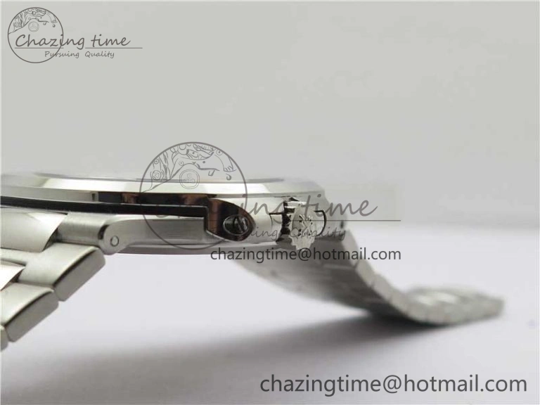 Nautilus 5711 1A 3KF 1:1 Best Edition White Textured Dial on SS Bracelet A324 Super Clone V2