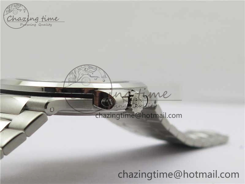 Nautilus 5711 1A 3KF 1:1 Best Edition White Textured Dial on SS Bracelet A324 Super Clone V2