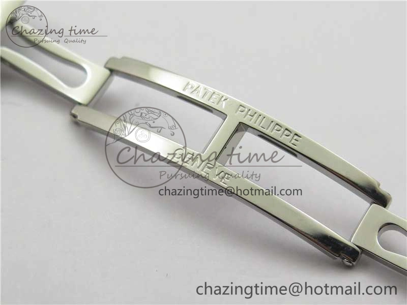 Nautilus 5711 1A 3KF 1:1 Best Edition White Textured Dial on SS Bracelet A324 Super Clone V2