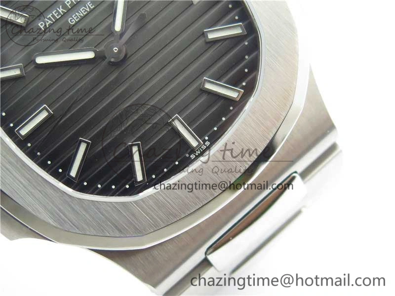 Nautilus 5711 1A GRF Best Edition Black Dial on SS Bracelet A324CS (Free box) V2