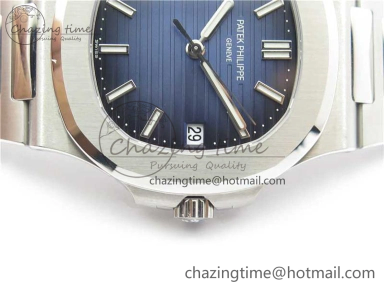 Nautilus 5711 1A GRF Best Edition Blue Dial on SS Bracelet A324CS (Free box) V2