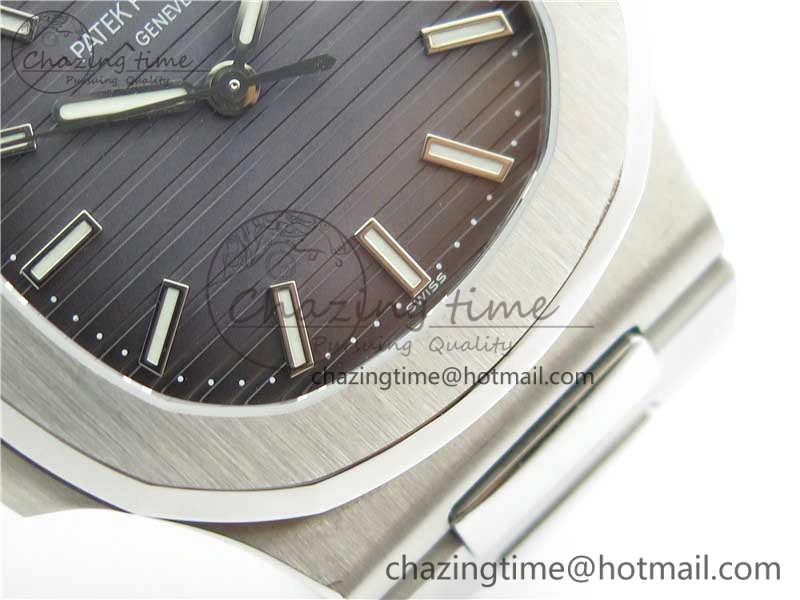 Nautilus 5711 1A GRF Best Edition Gray Dial on SS Bracelet A324CS (Free box) V2