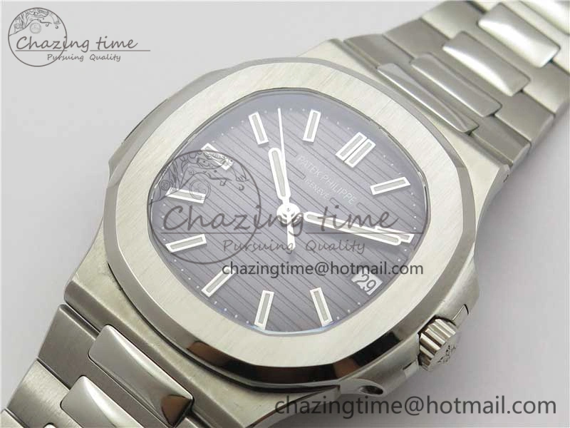 Nautilus 5711 1A GRF Best Edition Gray Dial on SS Bracelet A324CS (Free box) V2