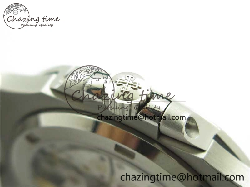 Nautilus 5711 1A GRF Best Edition White Dial on SS Bracelet A324CS (Free box) V2